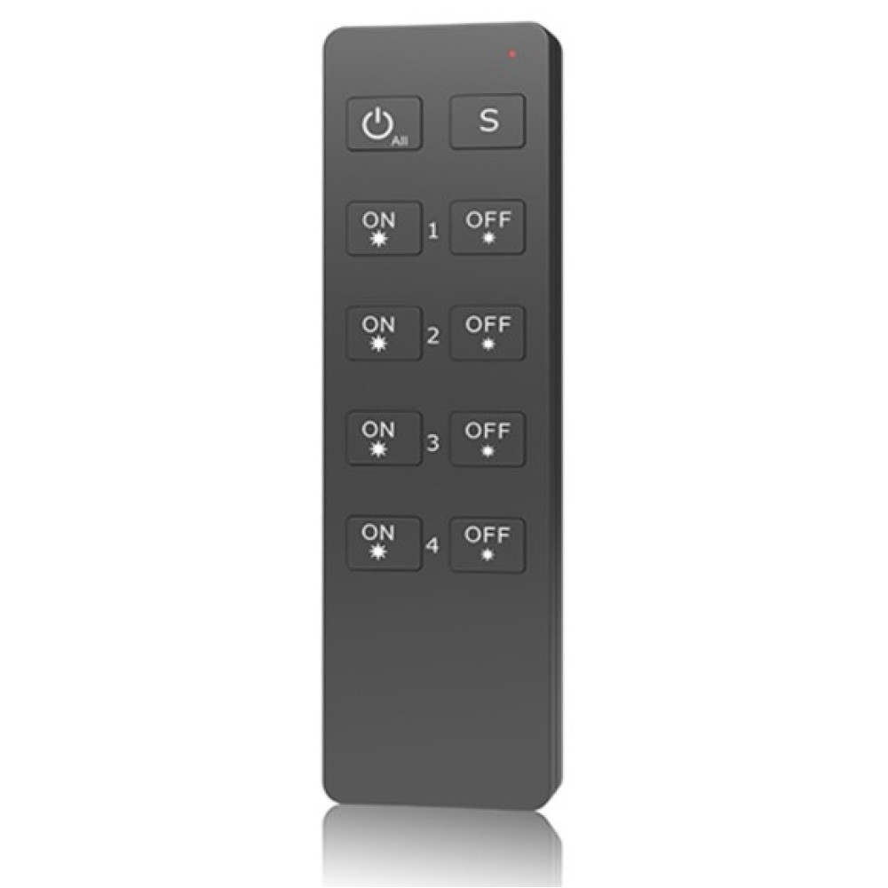 RU4 Dimming Remote Control, 4 Zones, Single-Color